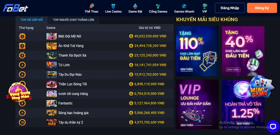 Casino trực tuyến fun222 chính thức